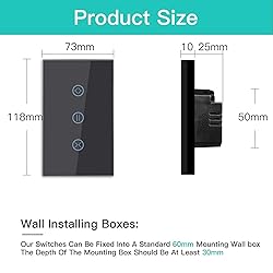 BSEED Smart Curtain Switch, WiFi Blind Switch