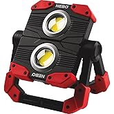 NEBO Omni 2K Work Light: 2000 Lumen Omni-Directional Rechargeable Portable Magnetic COB LED Flashlight USB Power Bank Six Lig