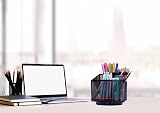 EXERZ Desk Organiser 360 Rotation Mesh 5 Compartments Pencil Holder view 5