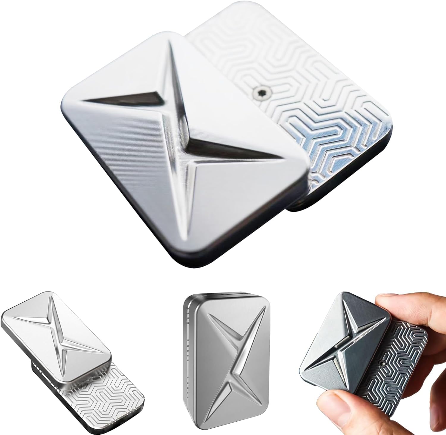 OBEST Metal Poker Fidget Slider Toy, Fidget Toys For Adults, Slider Toy, Autism Anxiety Stress Relief Metal Fidget Toy For Adults, Adult Office Desk Toy