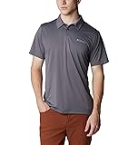 Columbia Men's Hike Polo, City Grey, X-Large Tall