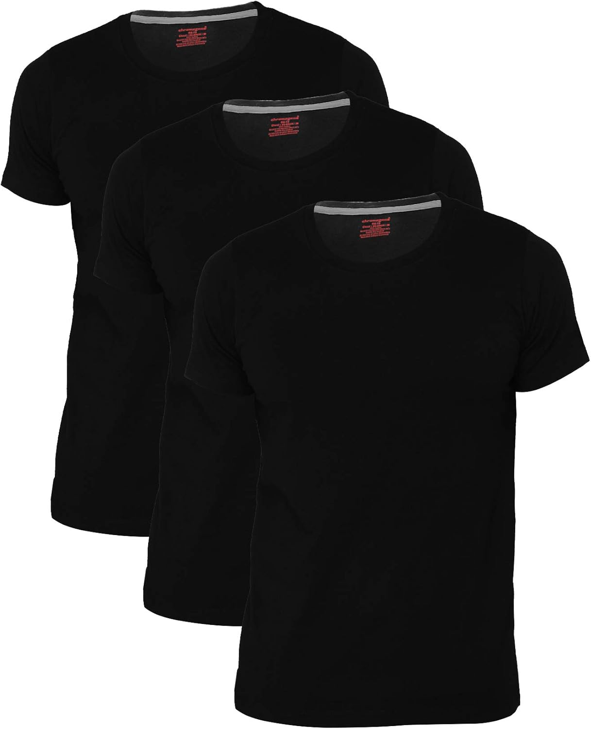 Men's Plain Regular Fit T-Shirt (Pack of 3)
