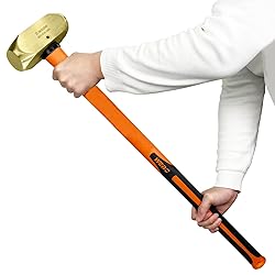WEDO Brass Sledge Hammer 15lb, Club Hammer with