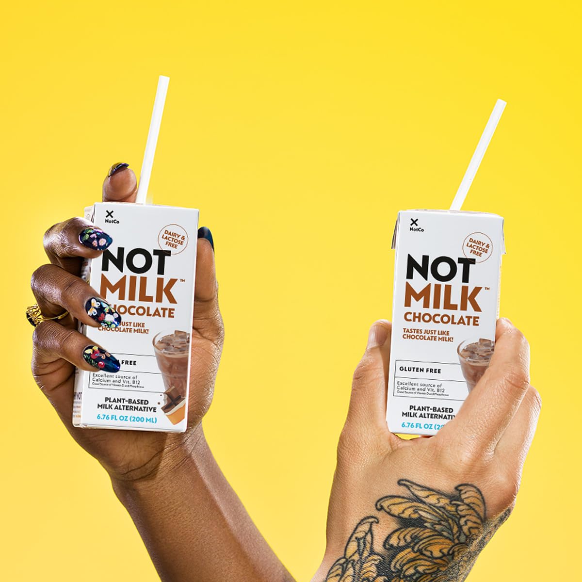 NotMilk Chocolate Plant-Based Milk Alternative, 6.76 Fl Oz (Pack of 12) - Shelf-Stable, Lactose-free, Vegan, Non-GMO