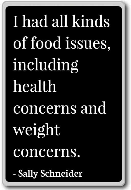 Imán para nevera con citas de Sally Schneider con texto en inglés ...