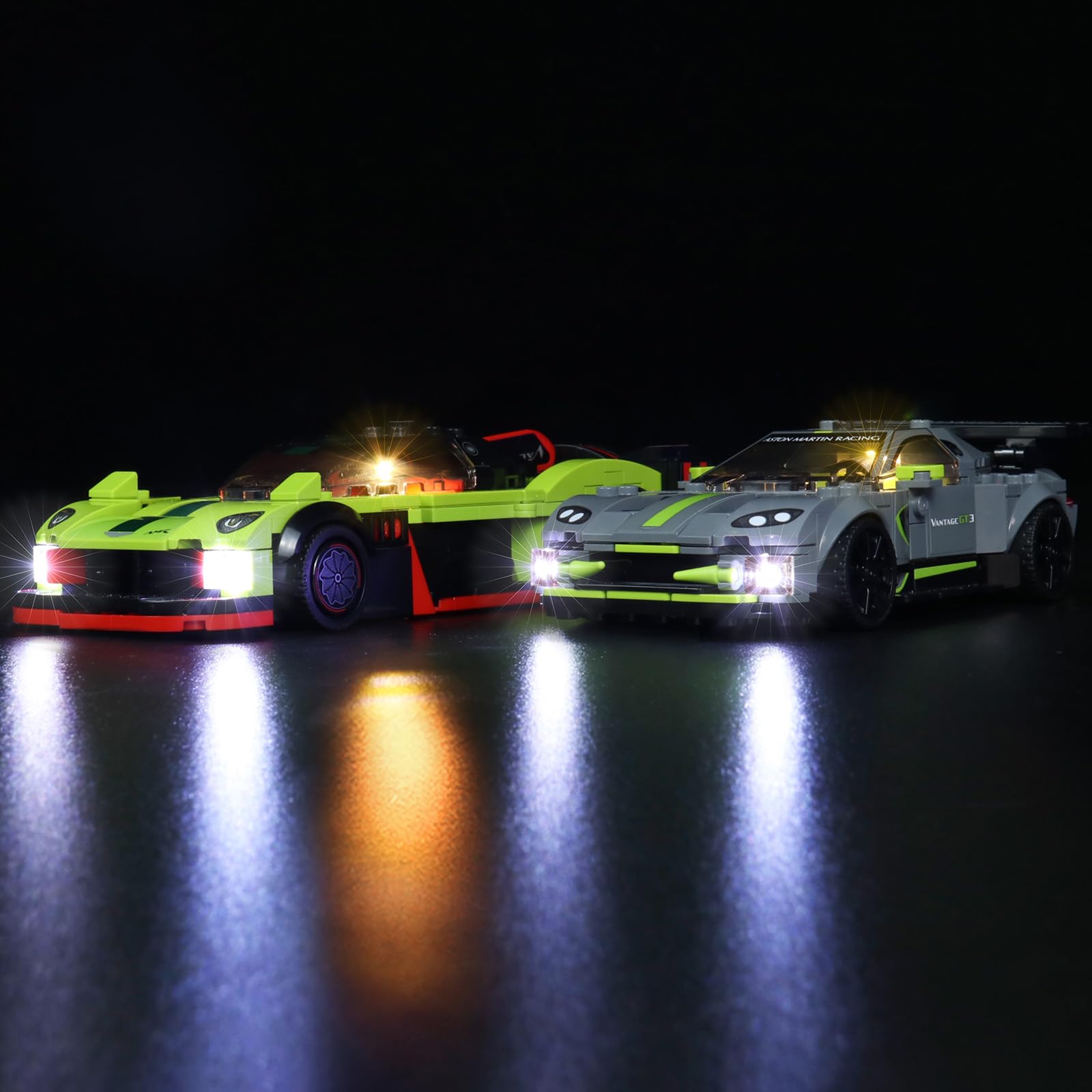 LocoLee Led Light Set for Aston Martin - Decoration Light Kit for Lego 76910 Speed Champions Aston Martin Valkyrie AMR Pro & Vantage GT3 Race Car Toy, Creative Gift — image 1