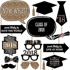 Amazon.com: Graduation Party - Gold - 2018 Grad Photo 