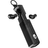 Skullcandy Dime 360 Wireless Earbuds with Clip-Anywhere Case - True Black | In-Ear Fit, Bluetooth, Noise Isolating, 28 Hours Battery, Microphone for iPhone Android, Easy Clip-On Design for Travel