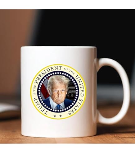 Funny Trump Tête Mug – Donald Trump Tasse à Café – Président Pères Fantaisie Idée De Cadeau 11oz Blanc