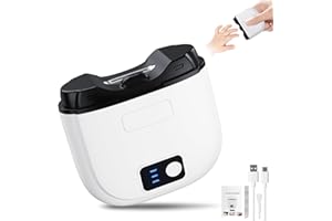 Larimuer Electric Nail Clipper - Automatic Nail Trimmer with 3 Speed Modes, LCD Display, Nail Scraps Storage & USB Rechargeable Safety Fingernail Trimmer for Babies, Kids, Adults, and Seniors
