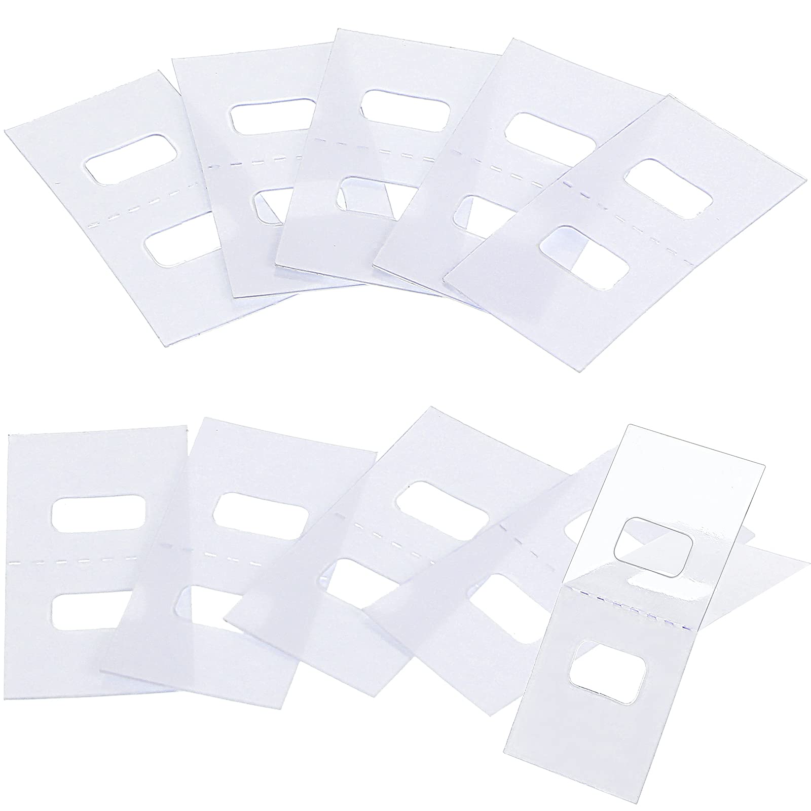 Photo 1 of TOODOO Vertical Blind Repair Tabs Vertical Blind Vane Saver, Clear (30)