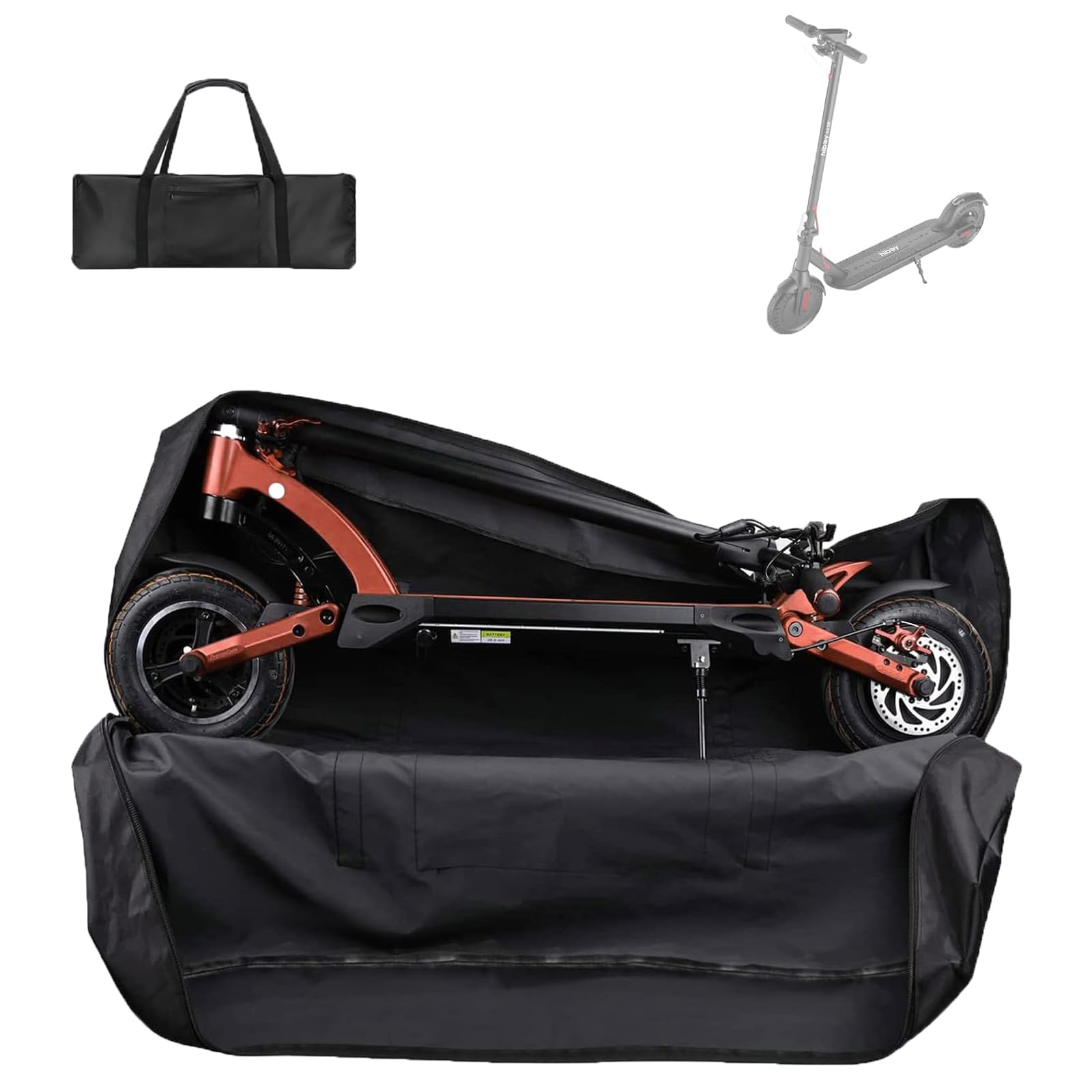 Photo 1 of Kingling Electric Scooter Bag Fits for ?iX3/ i12 Escooters, Waterproof Heavy Duty Electric Scooter Accessories for Adults, Large Escooter Storage Backpack for Commuting & Travel-48 L x 12" W x 26" H