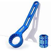 6-in-1 Center Shaft Wrench Professional Bottom Bracket Multi-Tool - Universal Bicycle Service Kit for ISO/JIS Standard Systems