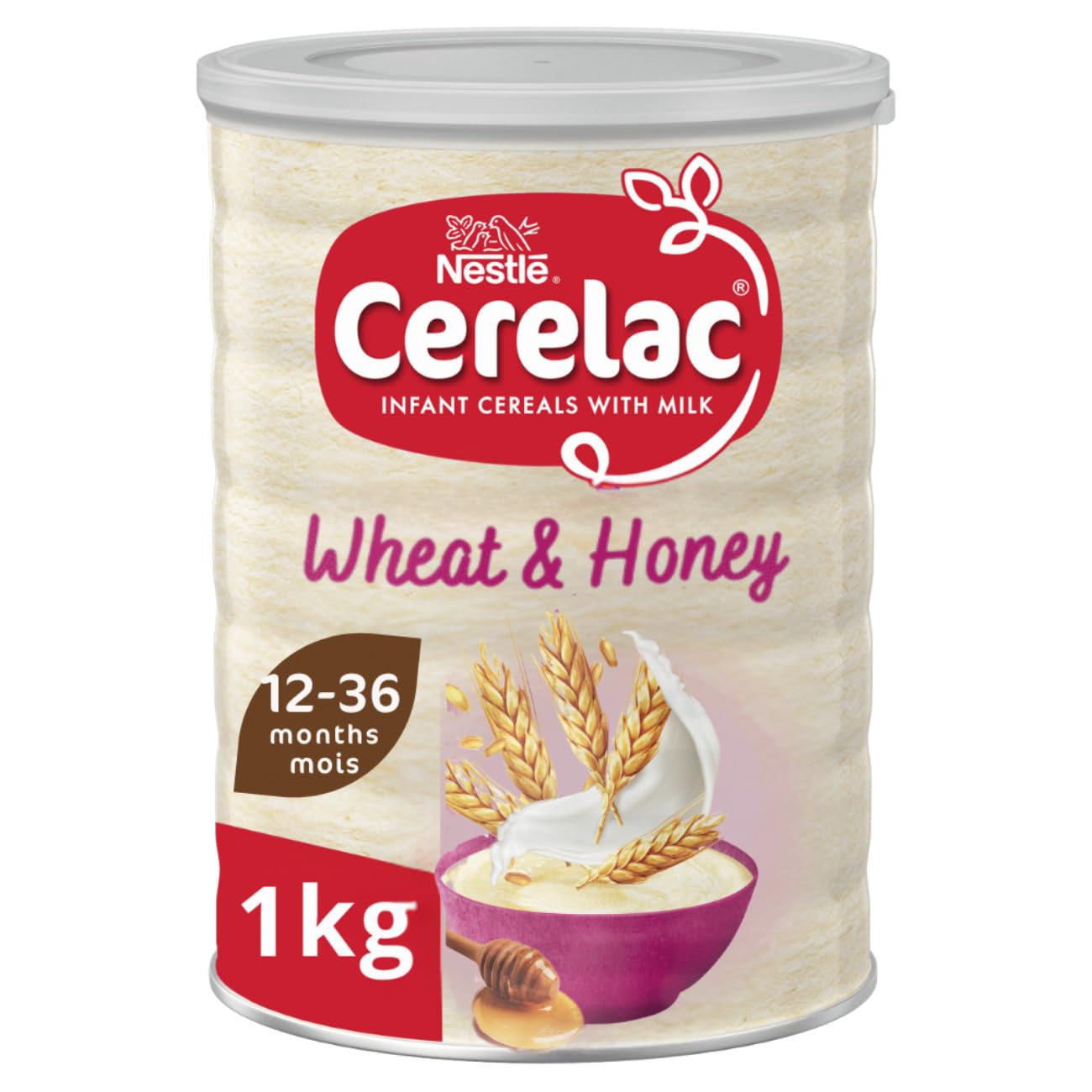 Cerelac Honey & Wheat Toddler Cereal with Milk | from 12 months+ | Toddler Cereal 1kg