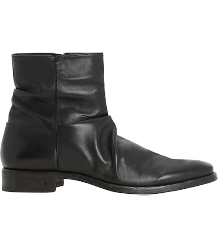 John Varvatos Boots Mens Size 9.5 Black Leather Combat Lace Up Zip Ankle Casual John Varvatos Black Zip Boots for Men for Sale | Shop New  main image 3