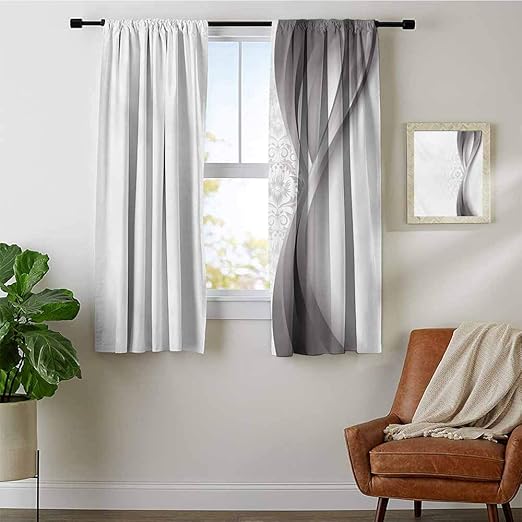 cortinas grises para dormitorio