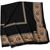 K-Elewon Large Square Scarf 51" Headscarf Chiffon Fashion Scarves Turbans Hair Wrapping Scarfs