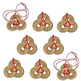 EasyBravo 10 Sets Fortune Coins Feng Shui Coins