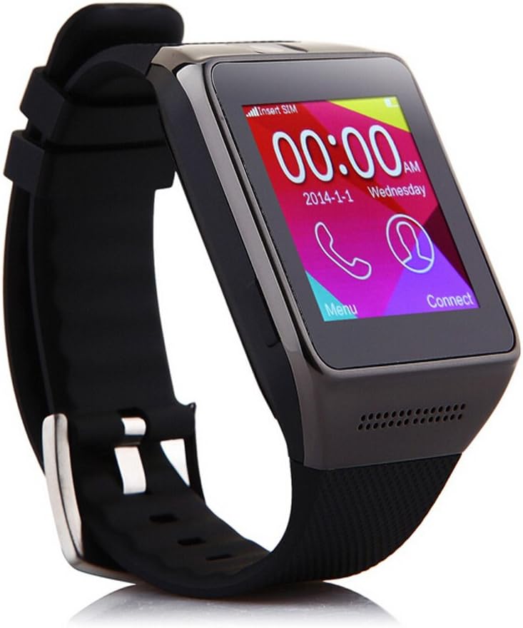 Atongm W008 GSM BT Smart Watch Phone Bluetooth Watch 1.54 Inch Pedometer Anti-lost Black Surpport T-Flash card Black