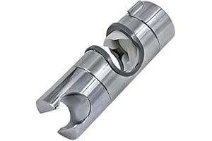Universal Adjustable Shower Head Holder Slide Bar Bracket Replacement For Slide Bar (18-25MM O.D. , Bathroom Slider Clamp ,36