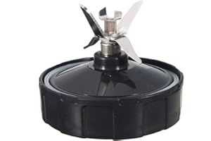 Moofin 7 Fins Replacement Blade Nutri Ninja Auto IQ Bl480 Bl490 Bl640 Nn100 Series Blenders Food Grade BPA Free Rubber Gasket