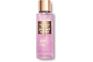 Victoria's Secret Love Spell Shimmer Mist, Body Spray for Women, Notes of Cherry Blossom and Fresh Peach Fragrance, Love Spell Collection (8.4 oz)