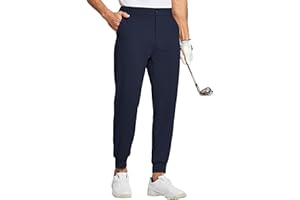 Willit Men's Golf Joggers Stretch Pants with 5 Pockets Slim Fit Sweatpants Work Dress Pants with Belt Loops