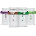 Native Deodorant | Natural Deodorant for Women and Men, Aluminum Free with Baking Soda, Probiotics, Coconut Oil | Coconut & Vanilla, Lavender & Rose, Cucumber & Mint, Eucalyptus & Mint
