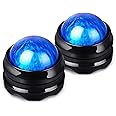 WANDiORY 2-Pack Manual Massage Balls, Roller Back Massager Great for Relax, Deep Tissue Massage Tool to Relief Full Body, Sore Muscle, Neck, Shoulders, Feet, Joint Pain, Stiffness(Blue)