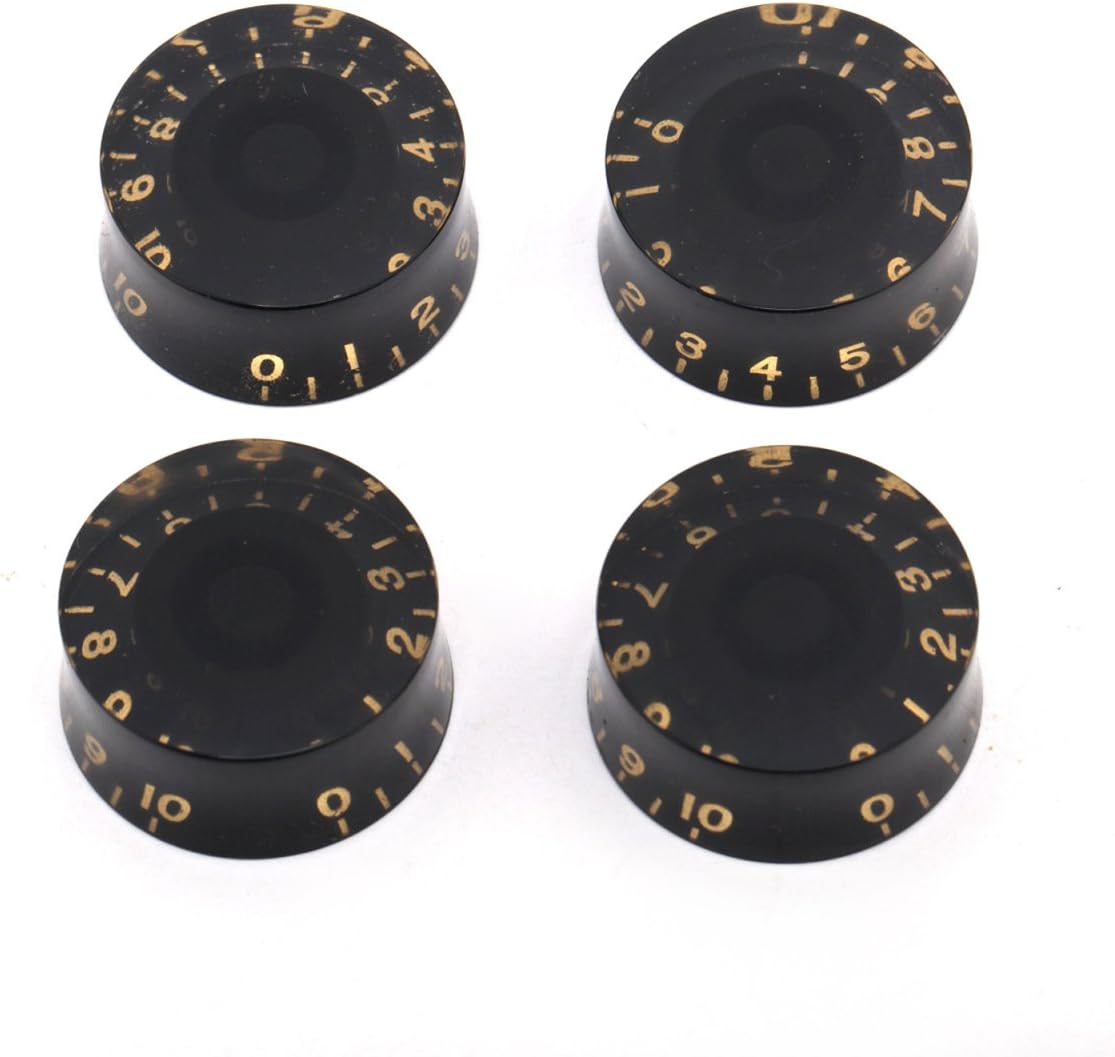 Musiclily Metric 6mm Plastic LP Style Guitar Speed Control Knobs for ...