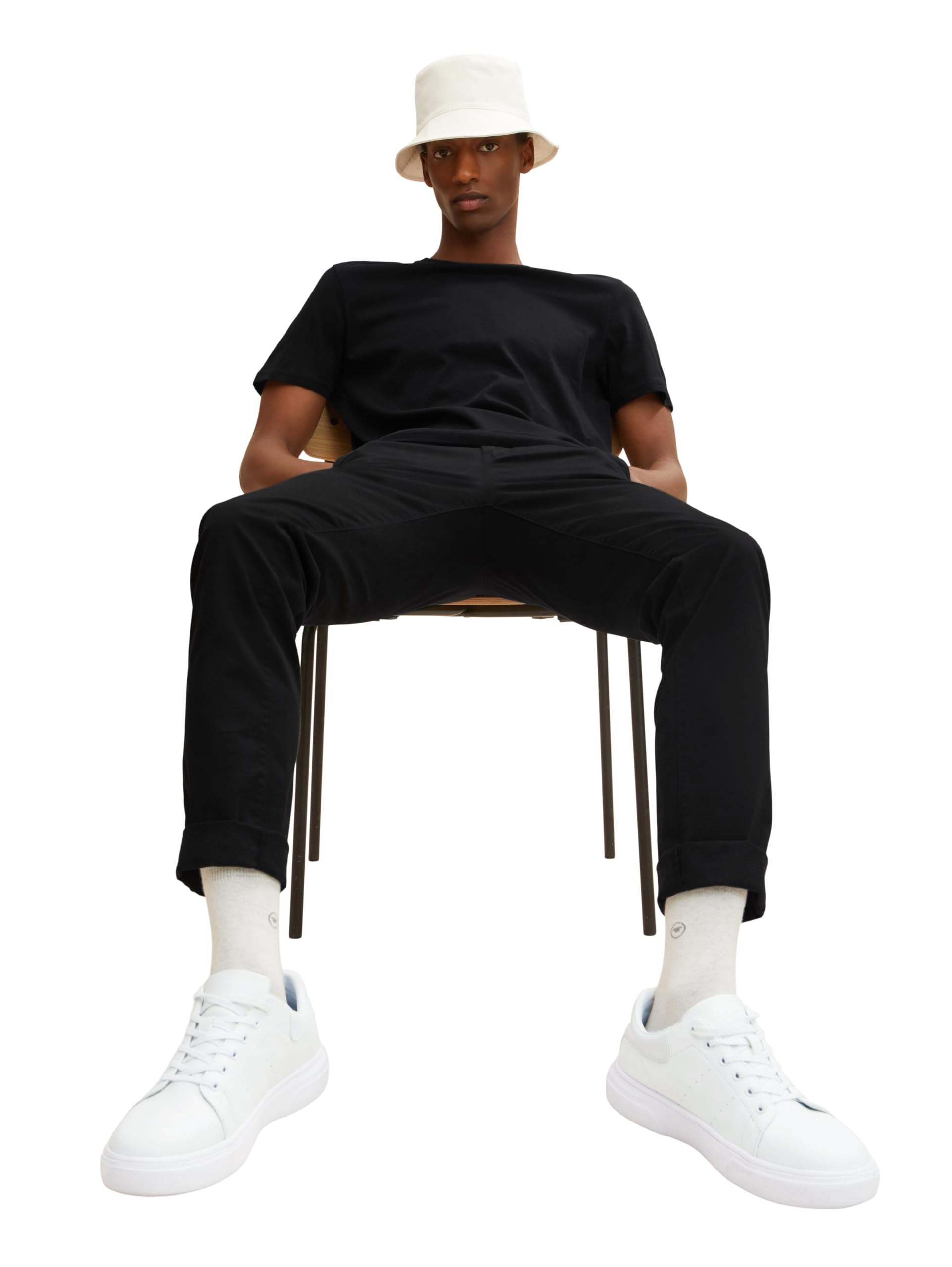 TOM TAILOR Herren Crewneck T-Shirt im Doppelpack, 29999 - Black, S 7