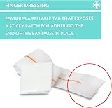 Reliance Medical Small Finger Dressing with Adhesive Fixing 10 Pack 3.5 cm view 5