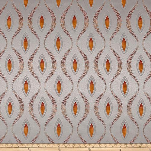 Eroica Eclectic Jacquard, Yard, Tangerine Grey