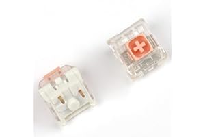 YMDK 70-Pack Kailh Box Tactile Hako Clear True Violet Switch for Mechanical Keyboard DIY Replacable for Cherry MX Switches (70PCS, Hako Ture)