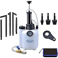 Prokomon 3 Liters Transmission Fluid Pump Oil Filling Filler System Fluid Transfer Pump Tool with Adapters