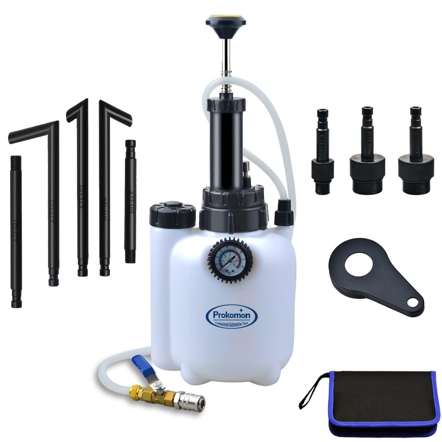 Photo 1 of *UNTESTED*
Prokomon 3 Liters Transmission Fluid Pump Oil Filling Filler System Fluid Transfer Pump Tool with 8 ATF Adapters