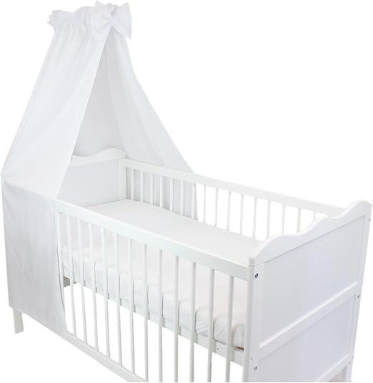 Tuptam Babybett Himmel Mit Schleifchen Farbe Weiss Grosse Ca