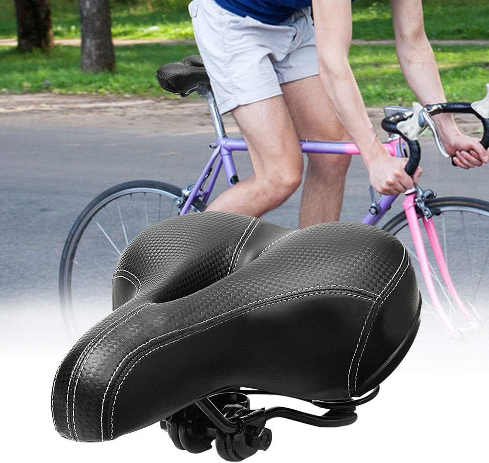 Dogggy Bike Seat Bicycle Saddle Bike Seat Comfort Bicycle Seat for Men Memory Foam Mountain Bike Seat Women Soft Wide Bicycle Saddle Cushion Fitting Riding Equipment Soft and Sturdy