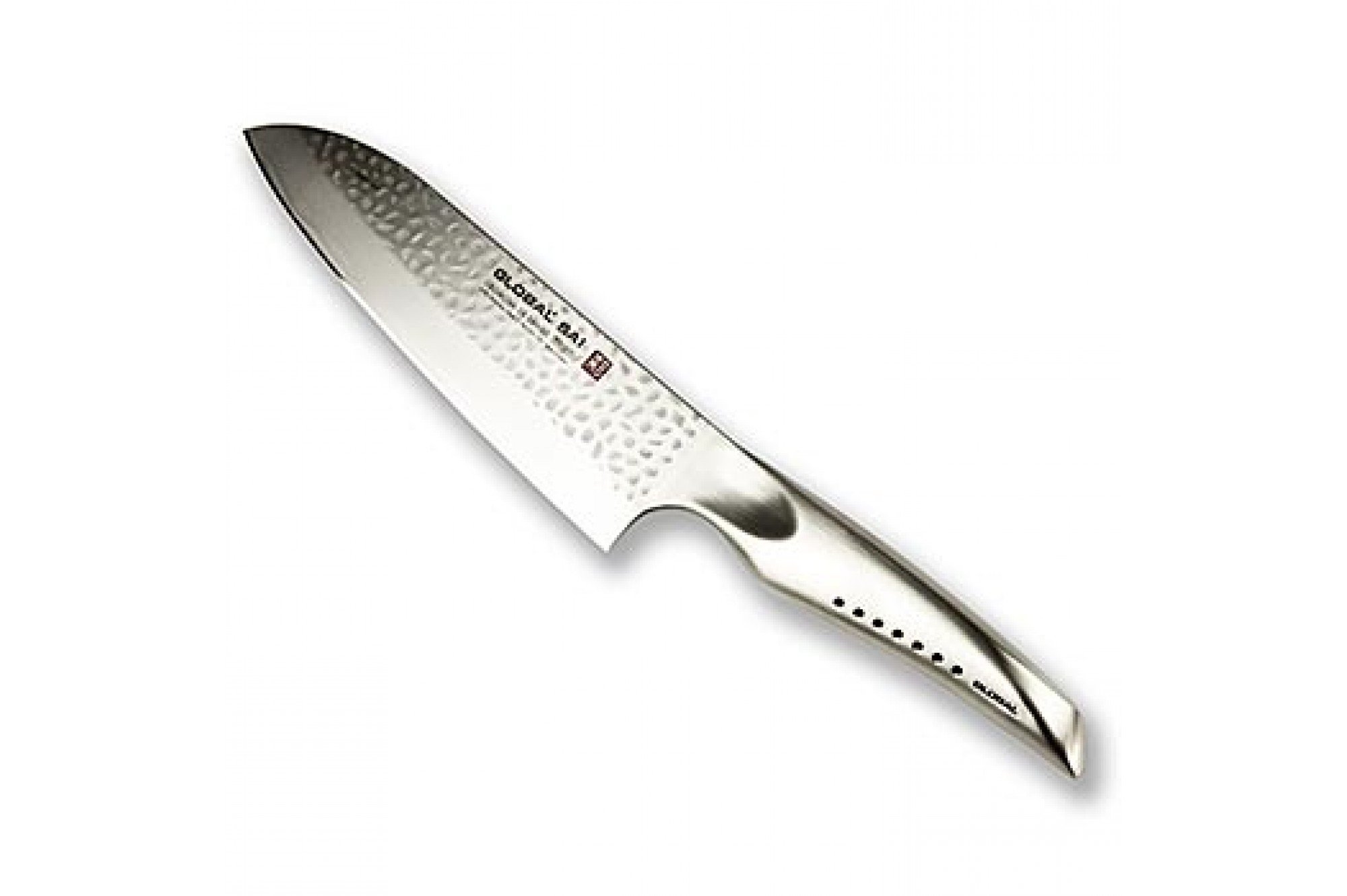 Global SAI-03, SAI Japanese Santoku Knife, 7-1/2", Stainless Steel
