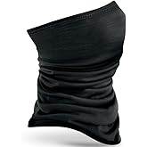 Merino Wool Neck Gaiter - 100% Merino Wool Mask, Breathable Quick-Dry Warmer for Skiing, Hiking and Outdoor Activities