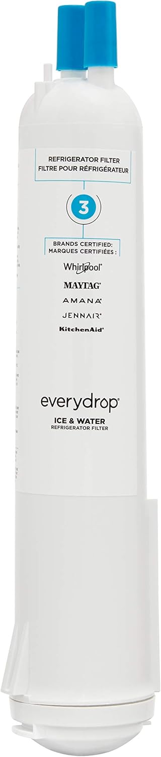 EveryDrop by Whirlpool Refrigerator Water Filter 3, EDR3RXD1 (Pack of 1): Home Improvement