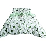Amazon.com: Bright Cactus Pattern Bedding Set Green plants