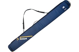 Unigear Ski Bag for Air Travel, 360° Fully Padded Protection, Water-Resistant and Durable up to 192cm for Snow Air Travel Transport