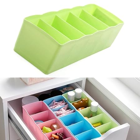 Katech 3 Pieces Of Drawer Organizers Plastic Storage Case Desk