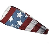 JUNK Brands Big Bang Lite Americana Headband - Moisture-Wicking, Performance Fabric, Non-Slip, Sports Sweatband for Men & Women - One Size