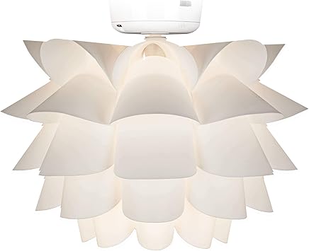 White flower ceiling fan light kit Clearance