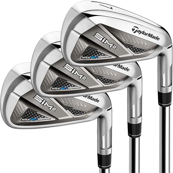 Amazon.com : TaylorMade SiM 2 Max Iron Set Mens Left Hand Graphite 