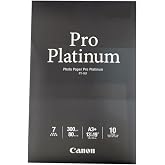 Canon 2768B018 Photo Paper Pro Platinum, 13 x 19 Inches, 10 Sheets | 300gsm glossy photo paper with 10.2 mil thickness and 13x19 size for PRO9500, PRO9000 and inkjet printing
