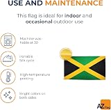 AZ FLAG Jamaica Flag 2x3 ft 100D Polyester with 2 Brass Grommets view 5