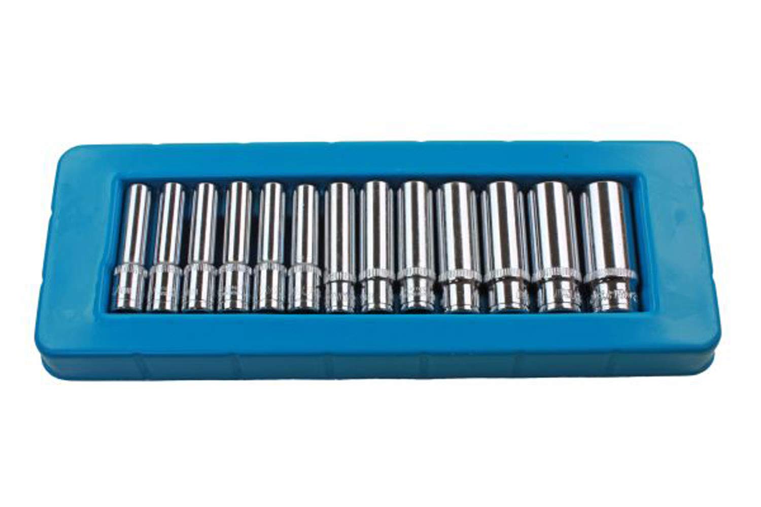 US PRO Professional 13 Piece 1/4" Single Hex Deep Socket Set 4-14mm B1388
